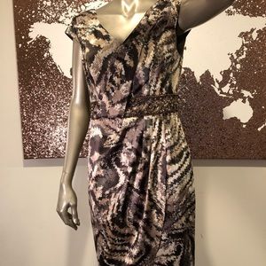 Chetta B Evening Dress, Jeweled Waistband, Sz 4